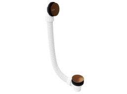 Polysan Vaňová súprava bez napúšťania, click-clack, dĺžka 1200mm, zátka 72mm, meď mat 71858.70