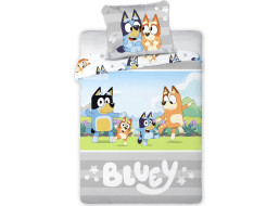 Detské bavlnené obliečky do postieľky 135x100 cm - BLUEY Dance