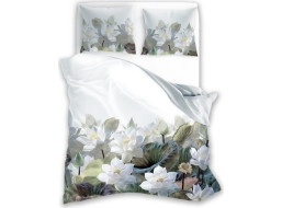 Saténové obliečky NOBILE Lekná - biele - 140x200 cm