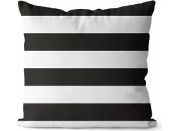 Vankúš Cleo PATIO FELIPE 40x40 cm - čierny/biely