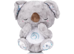 CHIPOLINO Plyšová dýchajúca hračka s hudbou Koala White,Grey