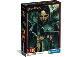 CLEMENTONI Puzzle Pán prsteňov - Spoločenstvo prsteňa 1000 dielikov
