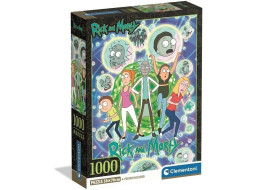 CLEMENTONI Puzzle Rick&Morty: Multivesmírna koláž 1000 dielikov