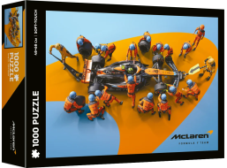 TREFL Puzzle Soft Touch: McLaren: Svetový rekord v najrýchlejšej zastávke v boxoch 1000 dielikov