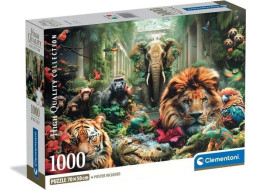CLEMENTONI Puzzle Tajomná džungľa 1000 dielikov