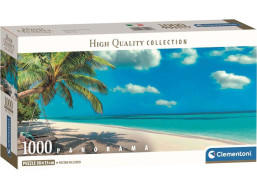 CLEMENTONI Panoramatické puzzle Hojdačka pri oceáne 1000 dielikov