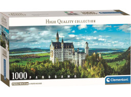 CLEMENTONI Panoramatické puzzle Zámok Neuschwanstein 1000 dielikov