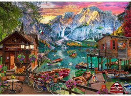 BLUEBIRD Puzzle Jazero Braies, Taliansko 500 dielikov
