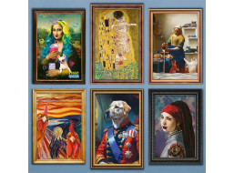 TREFL Puzzle Premium Plus: Fun Art Collection 6000 dielikov