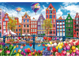 TREFL Puzzle Farebný Amsterdam 1500 dielikov