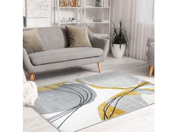 Kusový koberec Fusion 5868 white/yellow