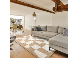 Kusový koberec Spark 0710A beige/cream