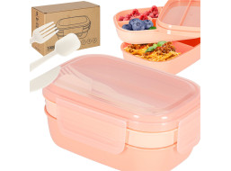 Olovrantový box s priehradkami 1900 ml - oranžový