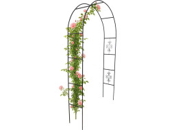 Záhradná kovová pergola oblúk 240 cm - zelená