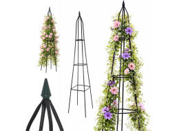 Záhradná kovová pergola LUARO 195 cm - pyramída