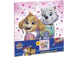 MOXY Diamantové maľovanie na plátne Tlapková patrola 30x30 cm