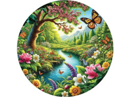 ART PUZZLE Okrúhle puzzle Monarchova záhrada 570 dielikov