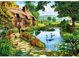 BLUEBIRD Puzzle Chata pri jazere 500 dielikov