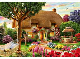 BLUEBIRD Puzzle Došková chalupa 1000 dielikov