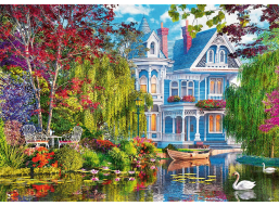 TREFL Puzzle Dom pri jazere 2000 dielikov