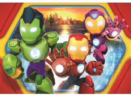 CLEMENTONI Puzzle Iron Man a jeho úžasní priatelia MAXI 24 dielikov