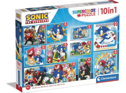 CLEMENTONI Puzzle Ježko Sonic 10v1