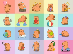 RAVENSBURGER Puzzle Kapybara XXL 100 dielikov