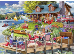 BLUEBIRD Puzzle Odpočinok pri jazere 500 dielikov