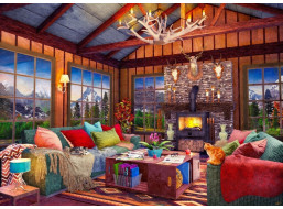 BLUEBIRD Puzzle Prázdninová chata 500 dielikov