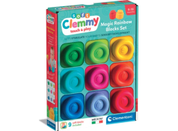CLEMENTONI Soft Clemmy Sada 9 mäkkých kociek