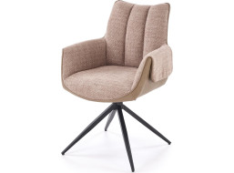 Jedálenská otočná stolička K579 - hnedá