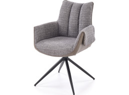 Jedálenská otočná stolička K579 - popolavo šedá