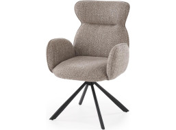 Jedálenská otočná stolička K571 - tmavo béžová