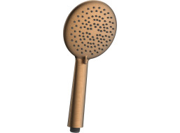 Sapho Ručná masážna sprcha, 5 režimov sprchovania, silikón trysky, priemer 120mm, ABS/meď mat SK879PG