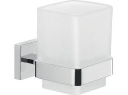 Gedy ELBA pohár, mliečne sklo, chróm A01013