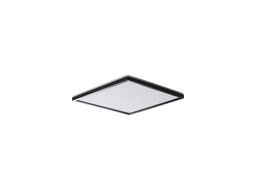 KANLUX AZPO stropné LED svietidlo, 225x225mm, 12, 3W, 3000/4000/6000K, IP54, čierna mat 31531