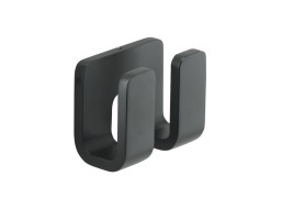 Gedy OUTLINE dvojitý háčik, čierna mat 322814