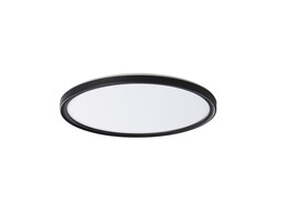 KANLUX AZPO stropné LED svietidlo, ø 290mm, 18, 5W, 3000/4000/6000K, IP54, čierna mat 31515