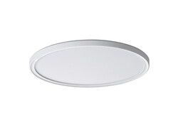 KANLUX AZPO stropné LED svietidlo, ø 420mm, 22W, 3000/4000/6000K, IP54, biela 31516