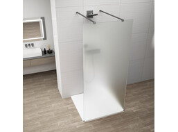 Polysan ESCA GUN METAL jednodielna sprchová zástena do priestoru, matné sklo, 1500 mm ES1115-12