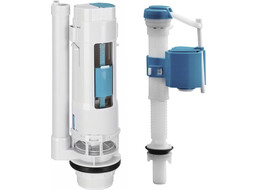 Bruckner Splachovacia súprava s DUAL tlačidlom 49mm, spodné napúšťanie 1/2", chróm 301.425.0