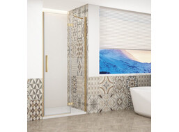 Gelco TRINITY GOLD MATT sprchové dvere do niky 1100mm, číre sklo, pravé GT1211CR-G