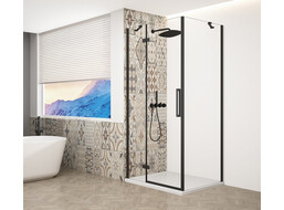 Gelco TRINITY BLACK obdĺžnikový sprchovací kút 900x800mm, číre sklo, ľavé GT5680-90CL-B