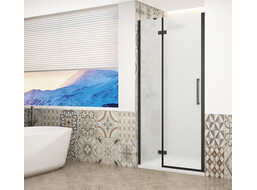 Gelco TRINITY BLACK sprchové dvere do niky 1100mm, matné sklo, ľavé GT1211ML-B