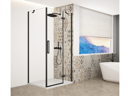 Gelco TRINITY BLACK obdĺžnikový sprchovací kút 1100x1000mm, číre sklo, pravé GT5610-11CR-B