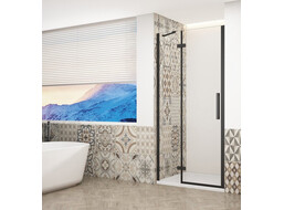 Gelco TRINITY BLACK sprchové dvere do niky 800mm, číre sklo, ľavé GT1280CL-B