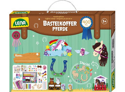 Lena Kreativní kufřík pro malé kutily Koně 400 ks