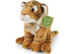 Rappa Plyšový tiger sediaci 15 cm ECO-FRIENDLY
