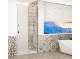 Gelco TRINITY CHROME sprchové dvere do niky 900mm, číre sklo, pravé GT1290CR-CH