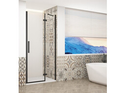 Gelco TRINITY BLACK sprchové dvere do niky 1200mm, číre sklo, pravé GT1212CR-B